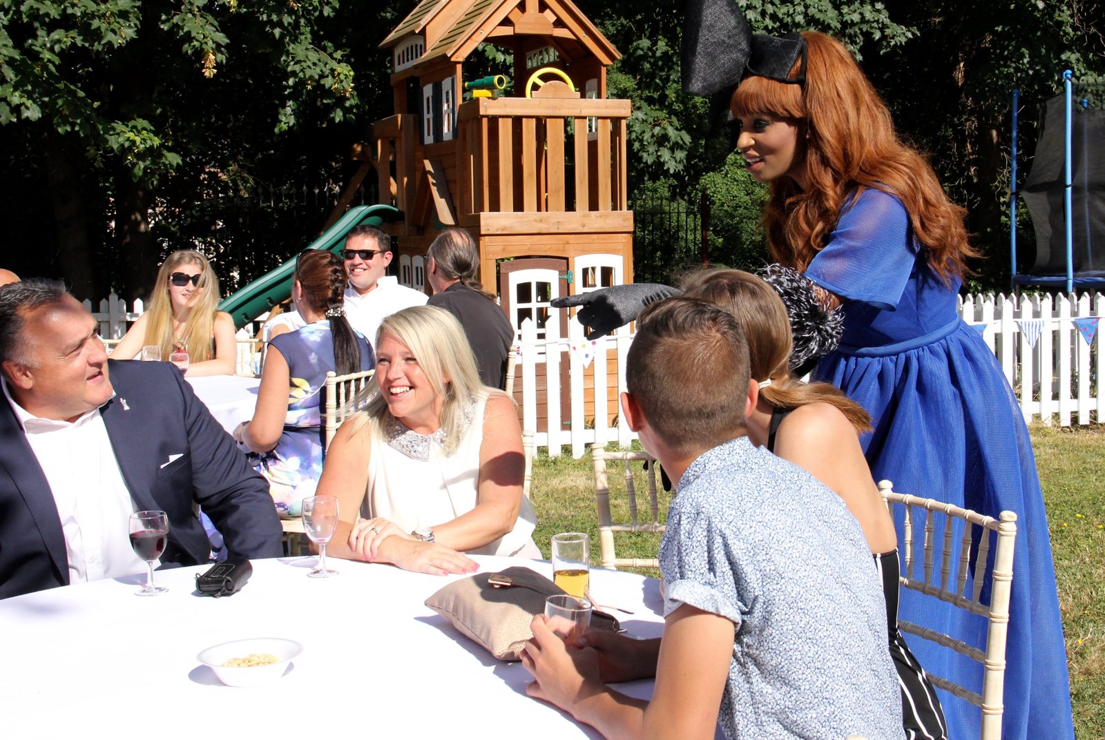 Guests at the IM Life garden party, Ingress Abbey